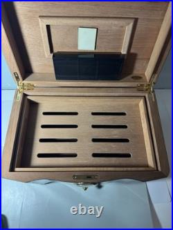 Cuban Crafters Cuban Elegance High-Gloss Rosewood Humidor 120 Cigars No Key