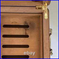 Cuban Crafters Cuban Elegance Rosewood Humidor 120 Cigar Lock Key Birdseye Gloss