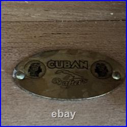Cuban Crafters Cuban Elegance Rosewood Humidor 120 Cigar Lock Key Birdseye Gloss