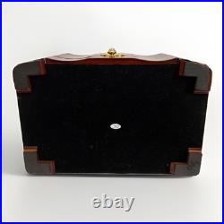 Cuban Crafters Cuban Elegance Rosewood Humidor 120 Cigar Lock Key Birdseye Gloss
