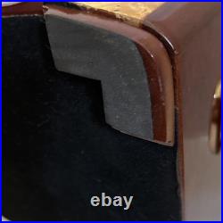 Cuban Crafters Cuban Elegance Rosewood Humidor 120 Cigar Lock Key Birdseye Gloss