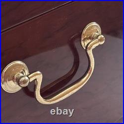 Cuban Crafters Cuban Elegance Rosewood Humidor 120 Cigar Lock Key Birdseye Gloss