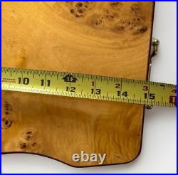 Cuban Crafters Cuban Elegance Rosewood Humidor 120 Cigar Lock Key Birdseye Gloss