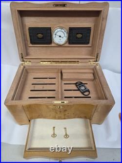 Cuban Crafters Humidor Havana Cubano Custom for 150 Cigars- Excellent