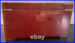 Cuban Crafters Hygrometer Humidifier Hand Made X Large Cigar Box 15x9x8