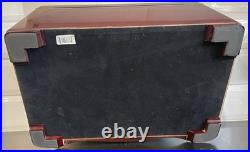 Cuban Crafters Hygrometer Humidifier Hand Made X Large Cigar Box 15x9x8