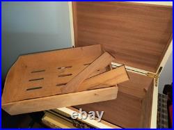 Custom Cigar Humidor (La Rosa Especial) Quality Made Beautiful Artwork