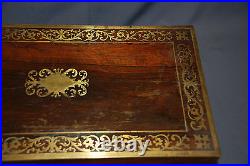Custom Made Antique English Regency Inlaid Rosewood Humidor