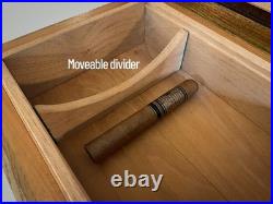 Custom-Made Mission Style Cigar Humidor Solid Oak and Cedar