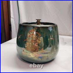 D. Cole Handpainted Ship Tobacco Humidor Crown Devon Fieldings England