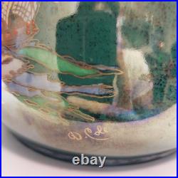 D. Cole Handpainted Ship Tobacco Humidor Crown Devon Fieldings England