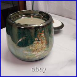 D. Cole Handpainted Ship Tobacco Humidor Crown Devon Fieldings England