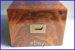 DAVIDOFF Large Lacquered Wood Humidor Cigar Cellar (62750)