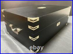DAVIDOFF Luxury Goods Boxed Humidor Cigar Cigarette Storage Case + Key Used
