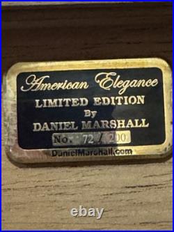 Daniel Marshall Treasure Chest Humidor in Precious Burl Wood Rated No. 1