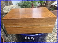 Davidoff Cigar Humidor Swiss-Made 13.75x5.5x8.75 EMPTY