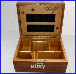 Davidoff Grande Réserve Humidor Cigar Box No 57. Mahogany. Campaign Handles. Exc