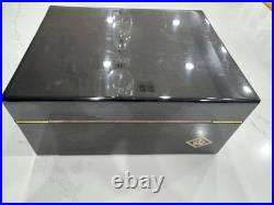 Diamond Crown Cigar Humidor + Boveda Packs Spanish Cedar 75 Cigar Capacity