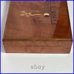 Diamond Crown Cigar Humidor Fine Cigars Wood Inlay