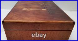 Diamond Crown Cigar Humidor Fine Cigars Wood Inlay
