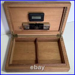 Diamond Crown Cigar Humidor Fine Cigars Wood Inlay