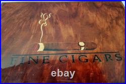 Diamond Crown Cigar Humidor Fine Cigars Wood Inlay