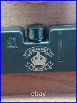 Diamond Crown Cigar Humidor Fine Cigars Wood Inlay