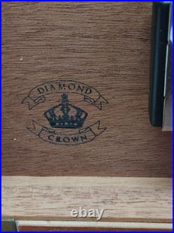 Diamond Crown Cigar Humidor Fine Cigars Wood Inlay