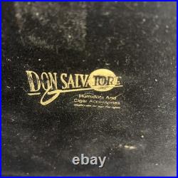 Don Salvatore 75 Count Mahogany Humidor Rosewood Finish Digital Minimeter Key
