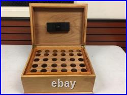 Don Salvatore Wooden Cigar Humidor with Divider & Humidifier