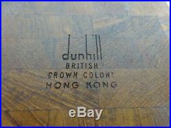 Dunhill British Crown Colony Hong Kong Humidor Mid Century Modern