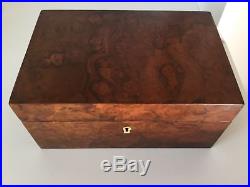 Dunhill Burr Walnut Cigar Humidor Box -delightful