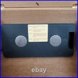 Dunhill France Macassar Ebony Inlay Lacquered Cigar Box Humidor NO KEY