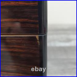 Dunhill France Macassar Ebony Inlay Lacquered Cigar Box Humidor NO KEY