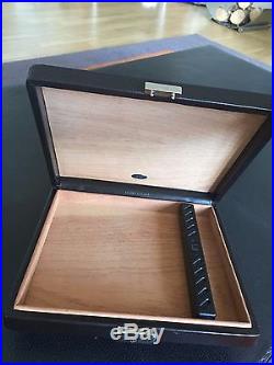 Dunhill Leather Travel Humidor with Key