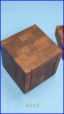 Dunhill Modernist Heavy Teak Wood Humidor British Crown Colony Parque Box Cigar