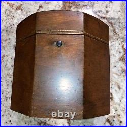 Dunhill Octagonal Antique English Mahogany Humidor Metal-lined Vintage Preowned
