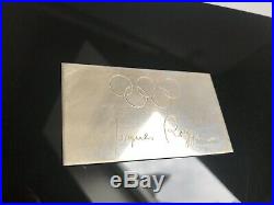 Dunhill Zigarren Kiste Humidor Klavierlack Jacques Rogge IOC Olympiade Olympia