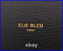 ELIE BLEU BLACK LEATHER TRAVEL CIGAR HUMIDOR Made in France BOVEDA HUMIDITY PACK