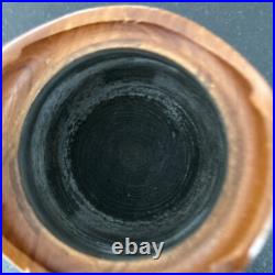 ESA Staved Teakwood Tobacco Storage Jar Humidor Denmark Mid Century Barrel Style ESA Staved Teakwood Tobacco Storage Jar Humidor Denmark Mid Century Barrel Style