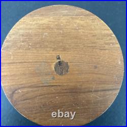 ESA Staved Teakwood Tobacco Storage Jar Humidor Denmark Mid Century Barrel Style ESA Staved Teakwood Tobacco Storage Jar Humidor Denmark Mid Century Barrel Style