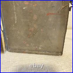 Early Passing Show Tin Lunch Box Style Tobacco Humidor Cigarette Case Old Cigar