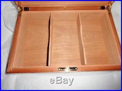 Elie Bleu Burl Wood Humidor 110 Count in original box