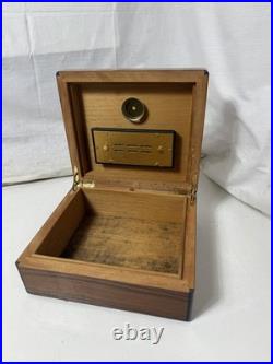 Elie Bleu Cigar Humidor 10x9 in Brown Wood burl wood see details rare