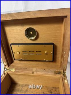 Elie Bleu Cigar Humidor 10x9 in Brown Wood burl wood see details rare