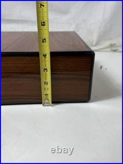 Elie Bleu Cigar Humidor 10x9 in Brown Wood burl wood see details rare