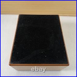 Elie Bleu Humidor Luxury Cigar Box with Key French Made Wooden Case