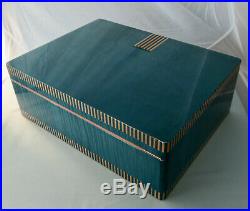 Elie Bleu Humidor sehr selten wunderbar Intarsien! Tabletier Paris! Zigarren Box