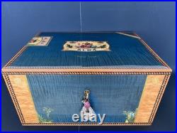 Elie Bleu La Flor De Alba 200 Count Cigar Humidor Made In France 200-ct Cigars