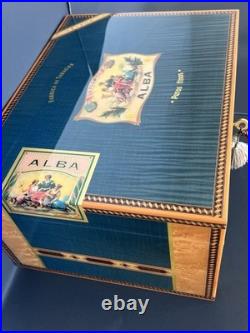 Elie Bleu La Flor De Alba 200 Count Cigar Humidor Made In France 200-ct Cigars